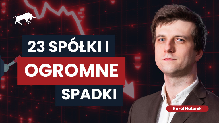 23 spółki, które zaliczyły ogromne spadki